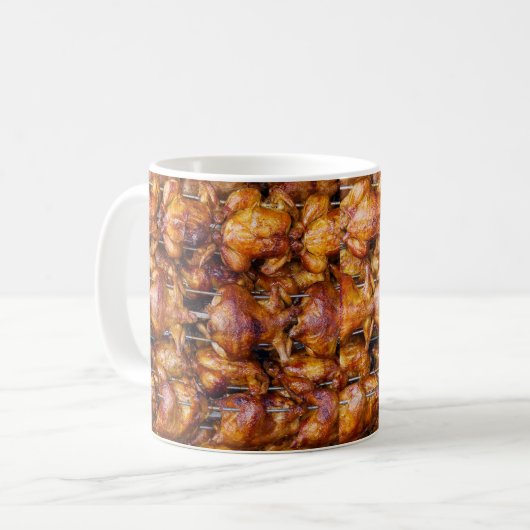 Rotisserie-Huhn Kaffeetasse (Vorderseite Links)