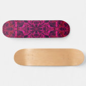 Rotkaleidoskopmuster Skateboard (Horizontal)