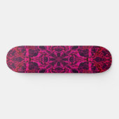 Rotkaleidoskopmuster Skateboard (Horizontal)