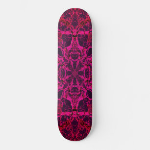 Rotkaleidoskopmuster Skateboard