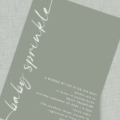 Rotkalligrafie-Kindersprinkle Einladung