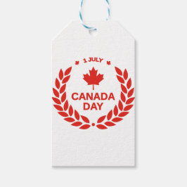 Rotkanadisches Ahornblatt 1. Juli  Geschenkanhänger