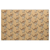 Rotkänguru Stoff (Fat Quarter (45,7 x 55,9 cm))