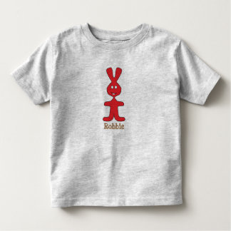 Rotkaninchen individuelle Name Kleinkind T-shirt