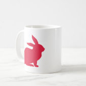 Rotkaninchen Kaffeetasse (Vorderseite Links)