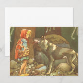Rotkäppchen, altes Märchen (Vorne/Hinten)