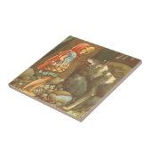 Rotkäppchen, altes Märchen Fliese (Seite)