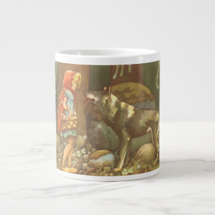 Rotkäppchen, altes Märchen Jumbo-Tasse