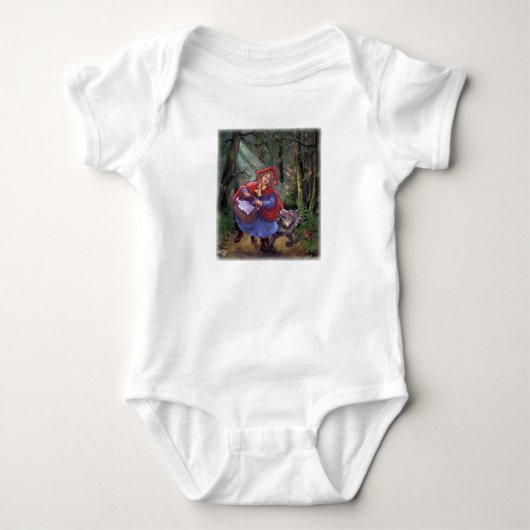 Rotkäppchen Baby Strampler (Vorderseite)