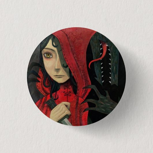 Rotkäppchen Button (Vorderseite)