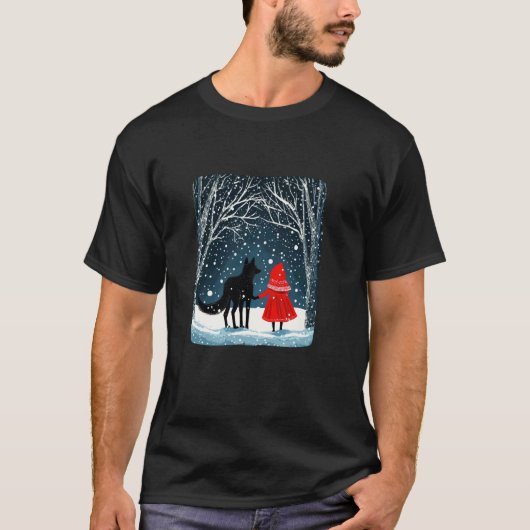 Rotkäppchen-Design für eine gesunde Note T-Shirt (Vorderseite)