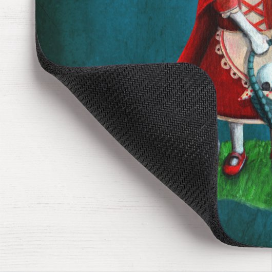 Rotkäppchen Dia de Los Muertos Little Mousepad (Ecke)