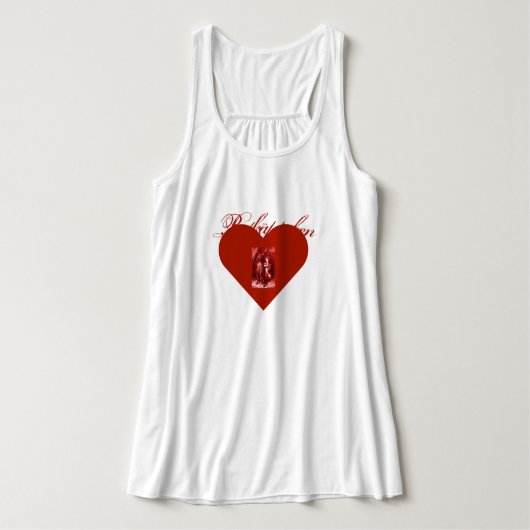 Rotkäppchen fairytale Heart Herz ♥ T-Shirt Tank Top (Design Vorderseite)