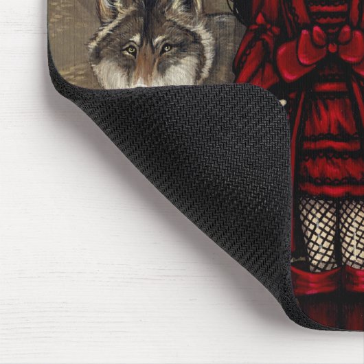 "Rotkäppchen im Herbst" Mousepad (Ecke)