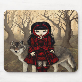 "Rotkäppchen im Herbst" Mousepad
