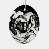 Rotkäppchen Keramikornament (Rechts)