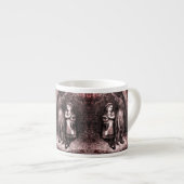 Rotkäppchen Little Red Riding Hood Grimm fairytale Espressotasse (Vorderseite Rechts)