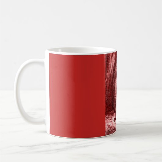 Rotkäppchen – Little Red Riding Hood – Grimm Kaffeetasse (Links)