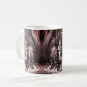 Rotkäppchen – Little Red Riding Hood – Grimm Kaffeetasse (Vorderseite Links)