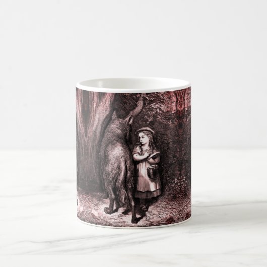 Rotkäppchen – Little Red Riding Hood – Grimm Kaffeetasse (Mittel)
