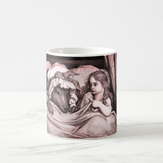 Rotkäppchen – Little Red Riding Hood – Grimm Kaffeetasse (Mittel)