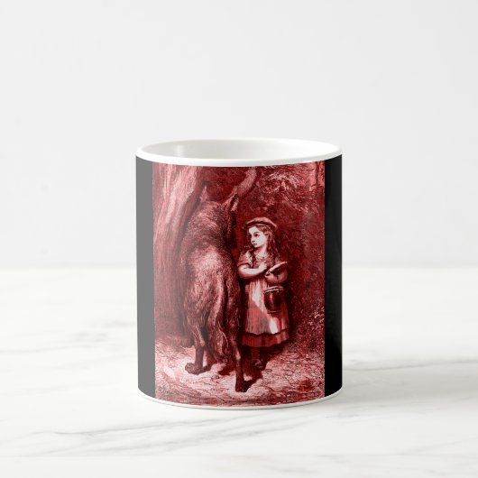Rotkäppchen – Little Red Riding Hood – Grimm Kaffeetasse (Mittel)