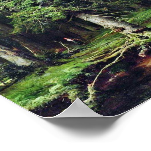 Rotkäppchen Little Red Riding Hood Grimm Märytale Poster (Ecke)