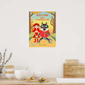 Rotkäppchen Mädchen Geburtstagsfeier Poster (Küche)