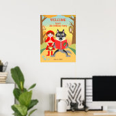Rotkäppchen Mädchen Geburtstagsfeier Poster (Heimbüro)