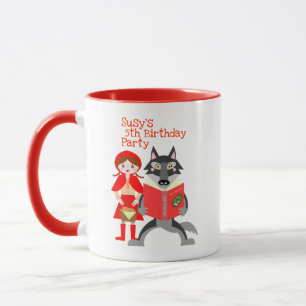 Rotkäppchen Mädchen Geburtstagsfeier Tasse