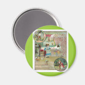 Rotkäppchen Magnet (Vorderseite/Rückseite)