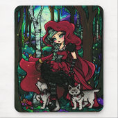 Rotkäppchen-Märchen Mousepad (Vorne)