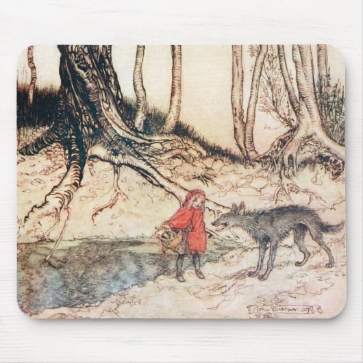 Rotkäppchen Mousepad (Vorne)