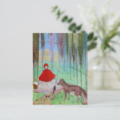 Rotkäppchen Postkarte (Stehend Vorderseite)