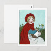 Rotkäppchen Postkarte (Vorne/Hinten)