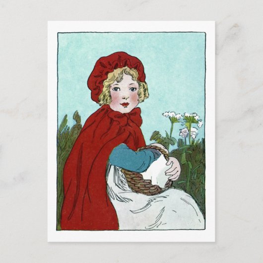 Rotkäppchen Postkarte (Vorderseite)
