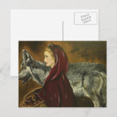 Rotkäppchen Postkarte (Vorne/Hinten)