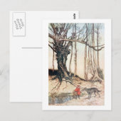 Rotkäppchen Postkarte (Vorne/Hinten)