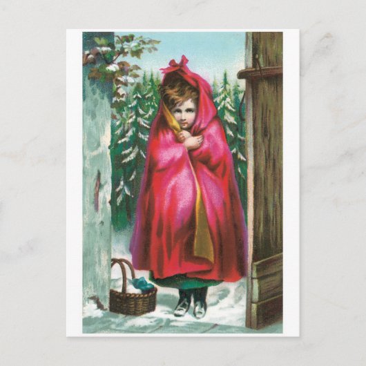 Rotkäppchen Postkarte (Vorderseite)