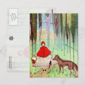 Rotkäppchen Postkarte (Vorne/Hinten)