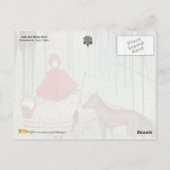 Rotkäppchen Postkarte (Rückseite)