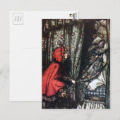 Rotkäppchen-Postkarte Postkarte (Vorne/Hinten)