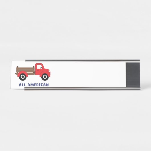 Rotkäppchen Schreibtischnamensplakette (Vorderseite )