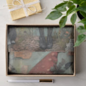 Rotkäppchen-Themen-Decoupage Seidenpapier (Geschenk)