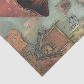 Rotkäppchen-Themen-Decoupage Seidenpapier (Detail)