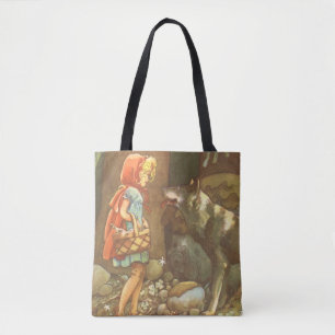 Rotkäppchen, Vintage Märchen Tasche