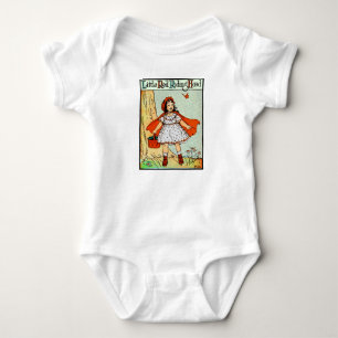 Rotkäppchen Vintage Süß Baby Strampler