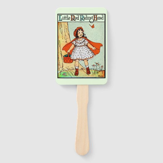 Rotkäppchen Vintage Süß Fächer (Vorderseite)