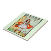 Rotkäppchen Vintage Süß Fliese (Seite)