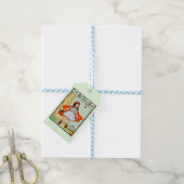 Rotkäppchen Vintage Süß Geschenkanhänger (Mit Garn)